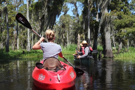 Kayaking in Louisiana 